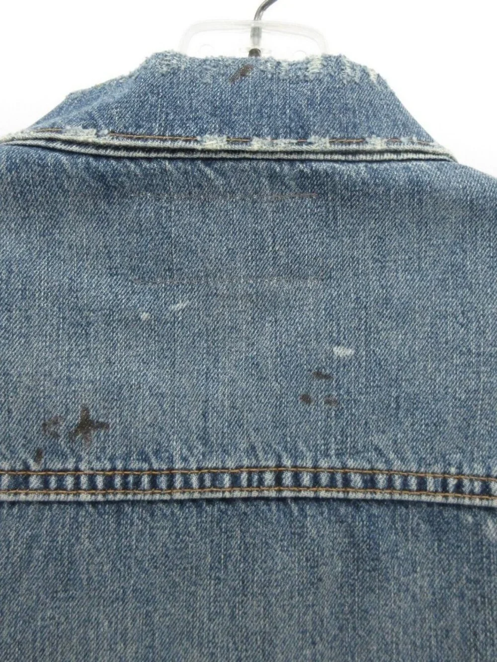 Polo Ralph Lauren Denim Supply Jacket XXL Trucker Paint Distressed